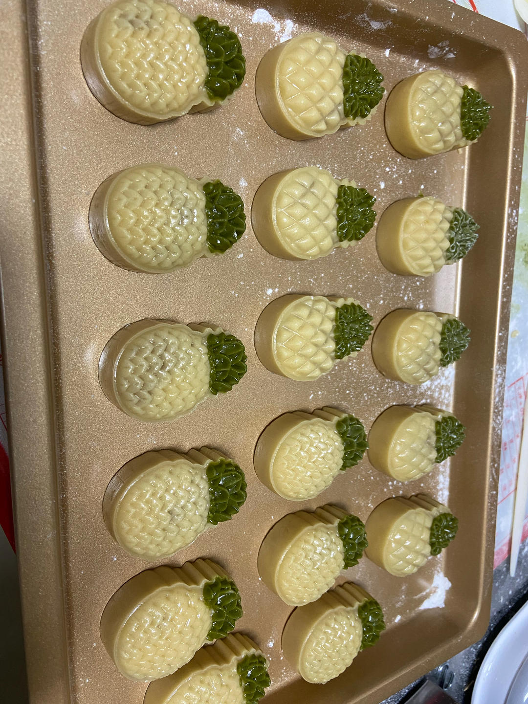 广式凤梨月饼（2020最火的款隔夜回油）