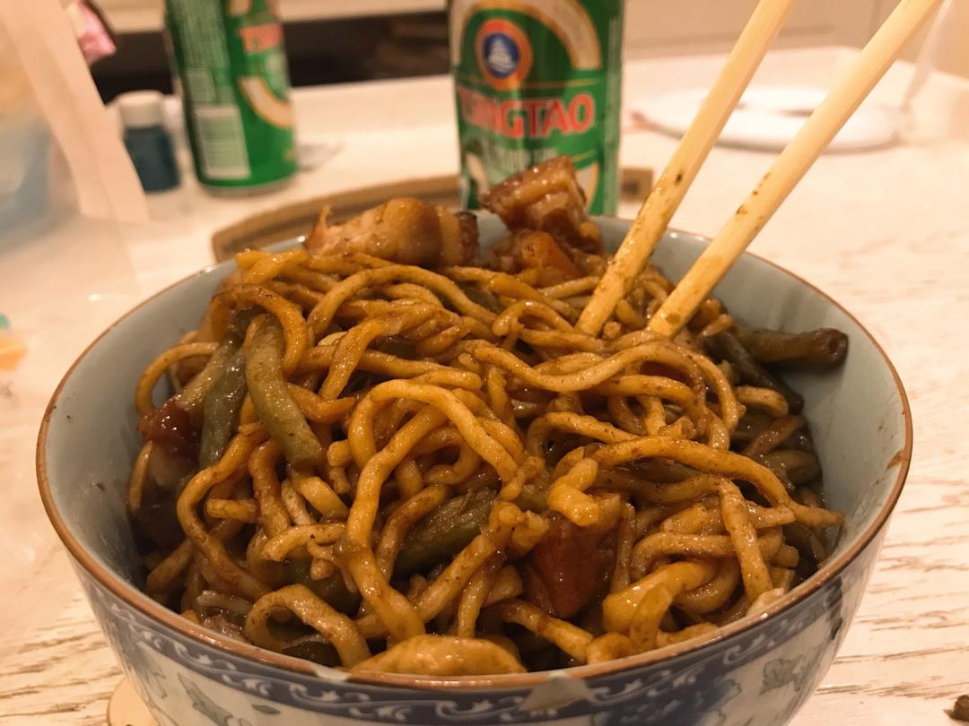 豆角焖面