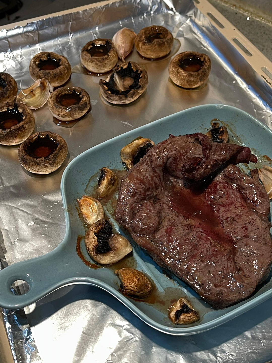 烤箱版烤牛排                          （不用洗灶台咯）