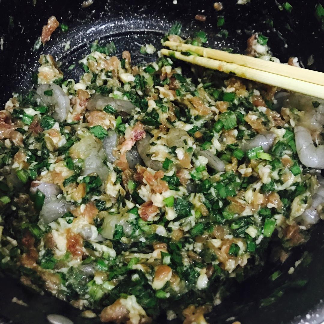 韭菜虾仁鲜肉水饺