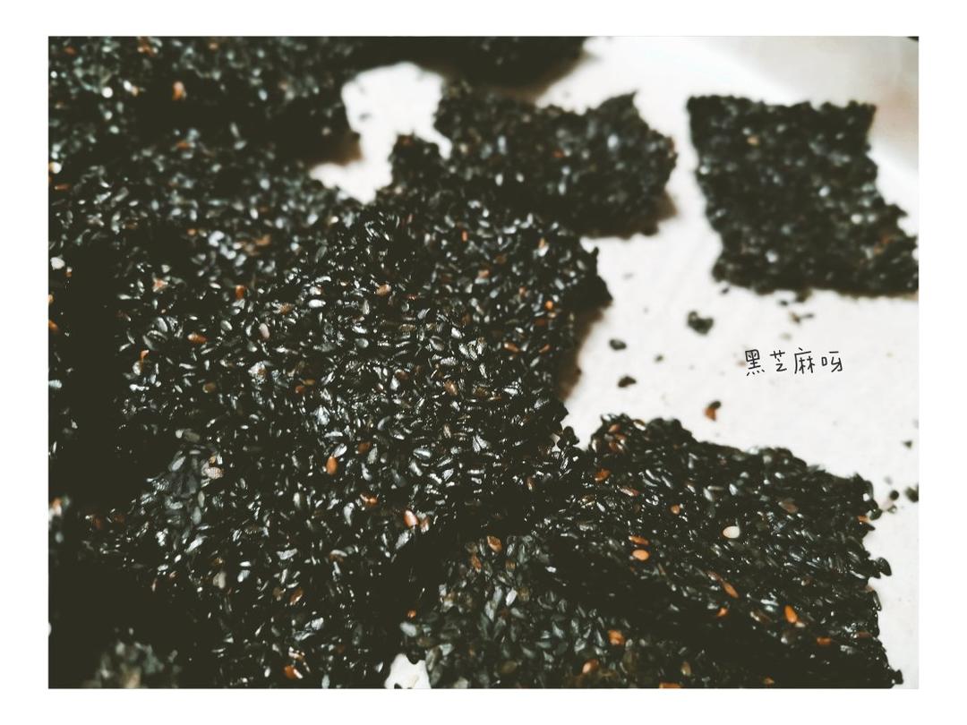 健康黑芝麻薄饼（仅需三步）