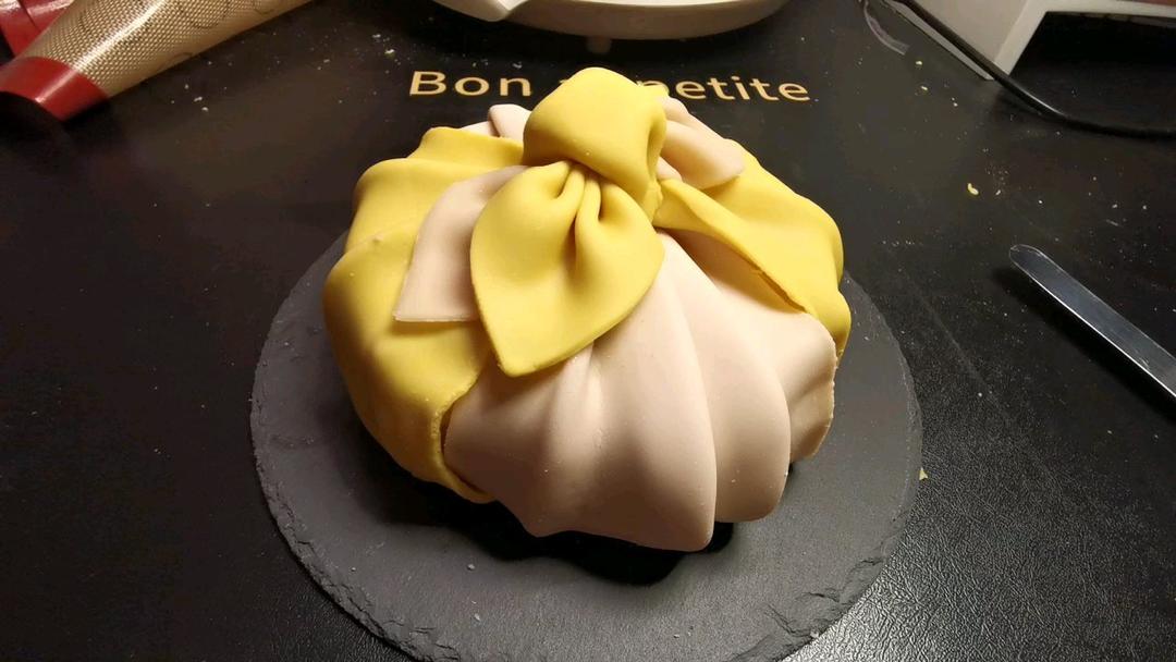 福袋蛋糕-豆沙糖皮