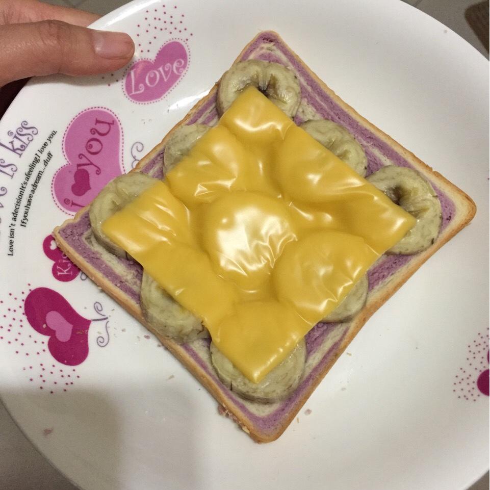 奶酪香蕉吐司
