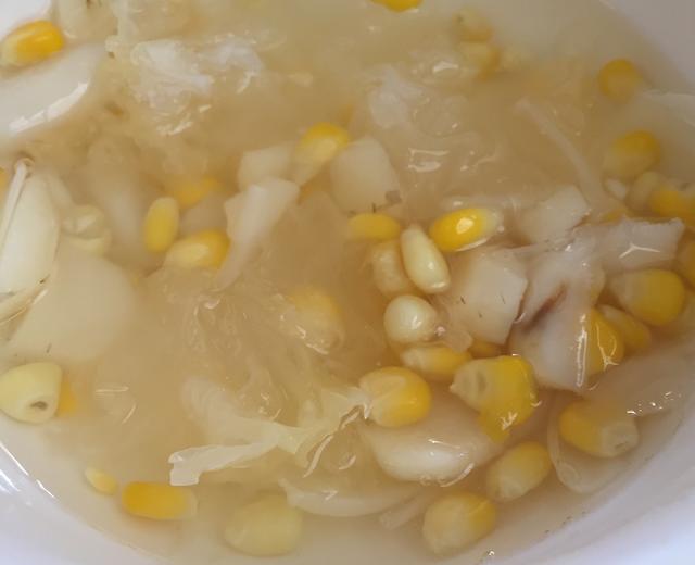 百合玉米马蹄汤的做法