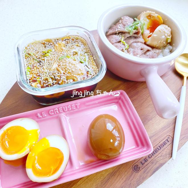 韩式酱鸡蛋&日式糖心蛋&日式温泉蛋▎ （超详细get③种）▎铸铁锅的做法