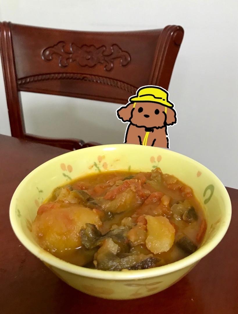 土豆炖茄子（东北菜）
