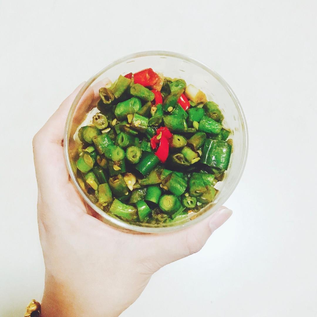 肉沫豆角下饭菜