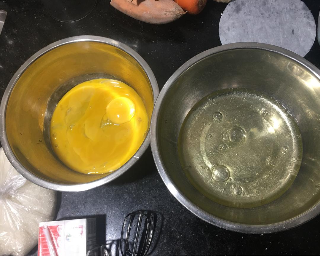 蒸蛋糕 不锈钢盆蒸蛋糕的做法步骤图 Nuo麻麻 青青 下厨房