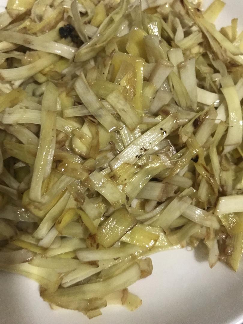 青椒炒菠萝蜜丝
