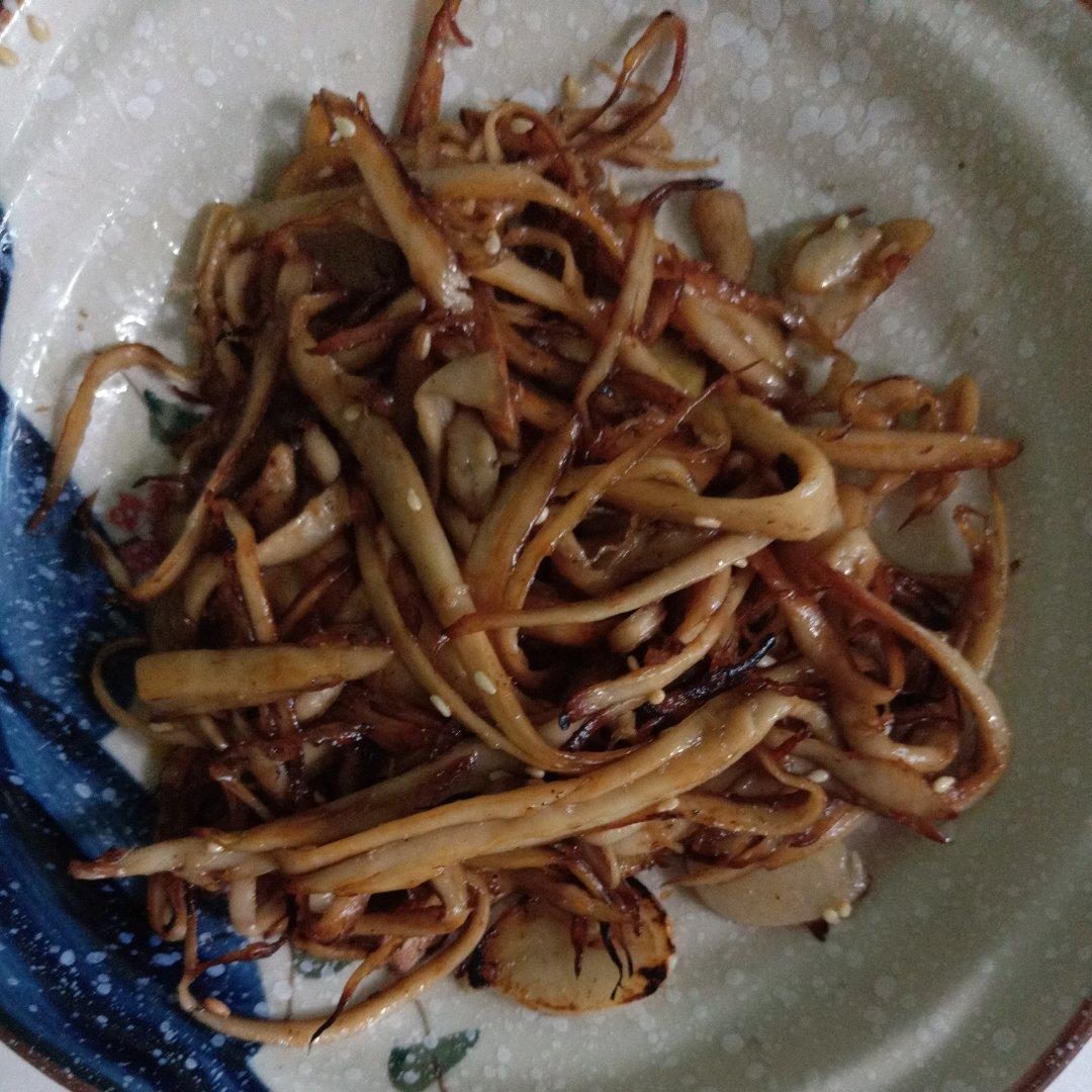 干煸手撕杏鲍菇