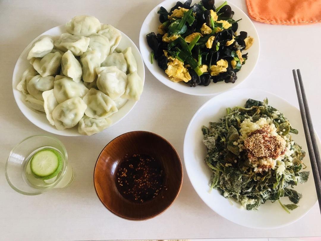 蒸荆芥（荆芥麦饭）
