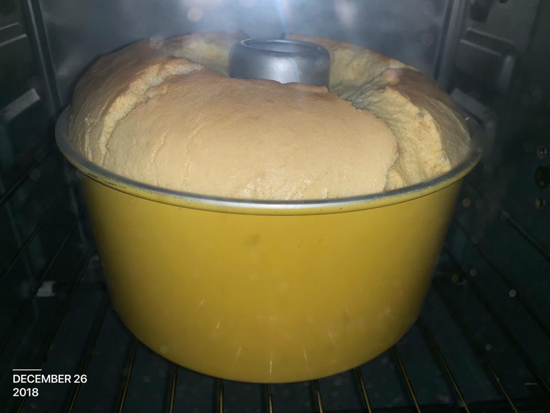 经典戚风——拜拜蛋糕（中空、圆模均可）