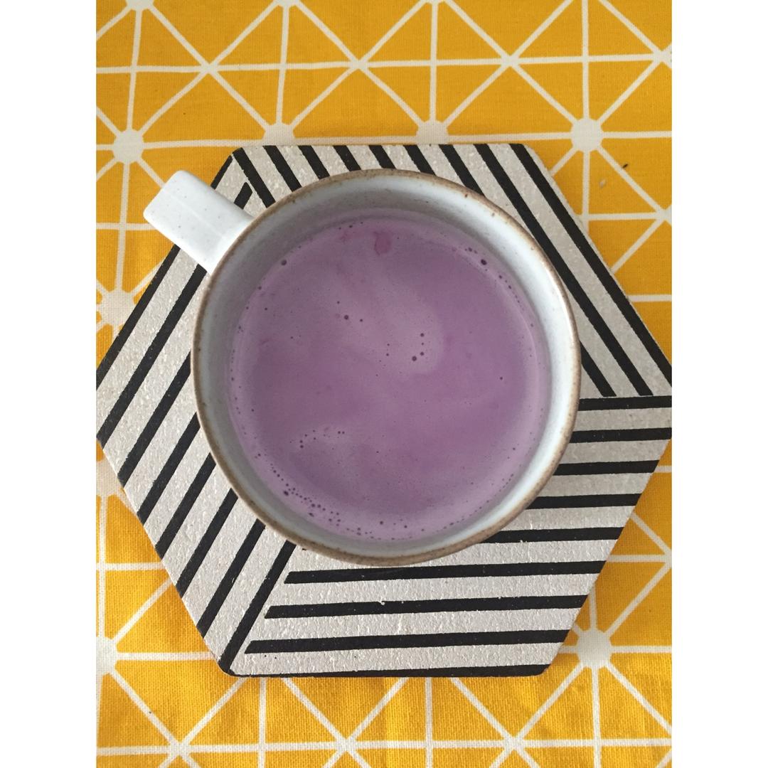 陈饼饼joy做的紫薯牛奶