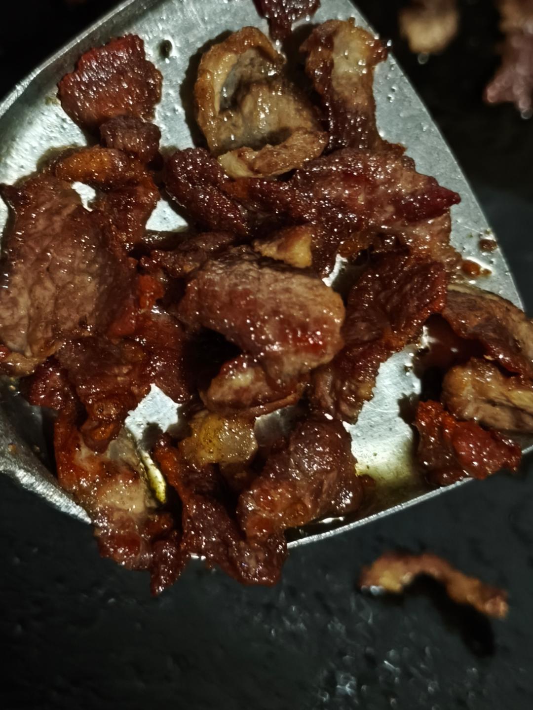 煎瘦肉