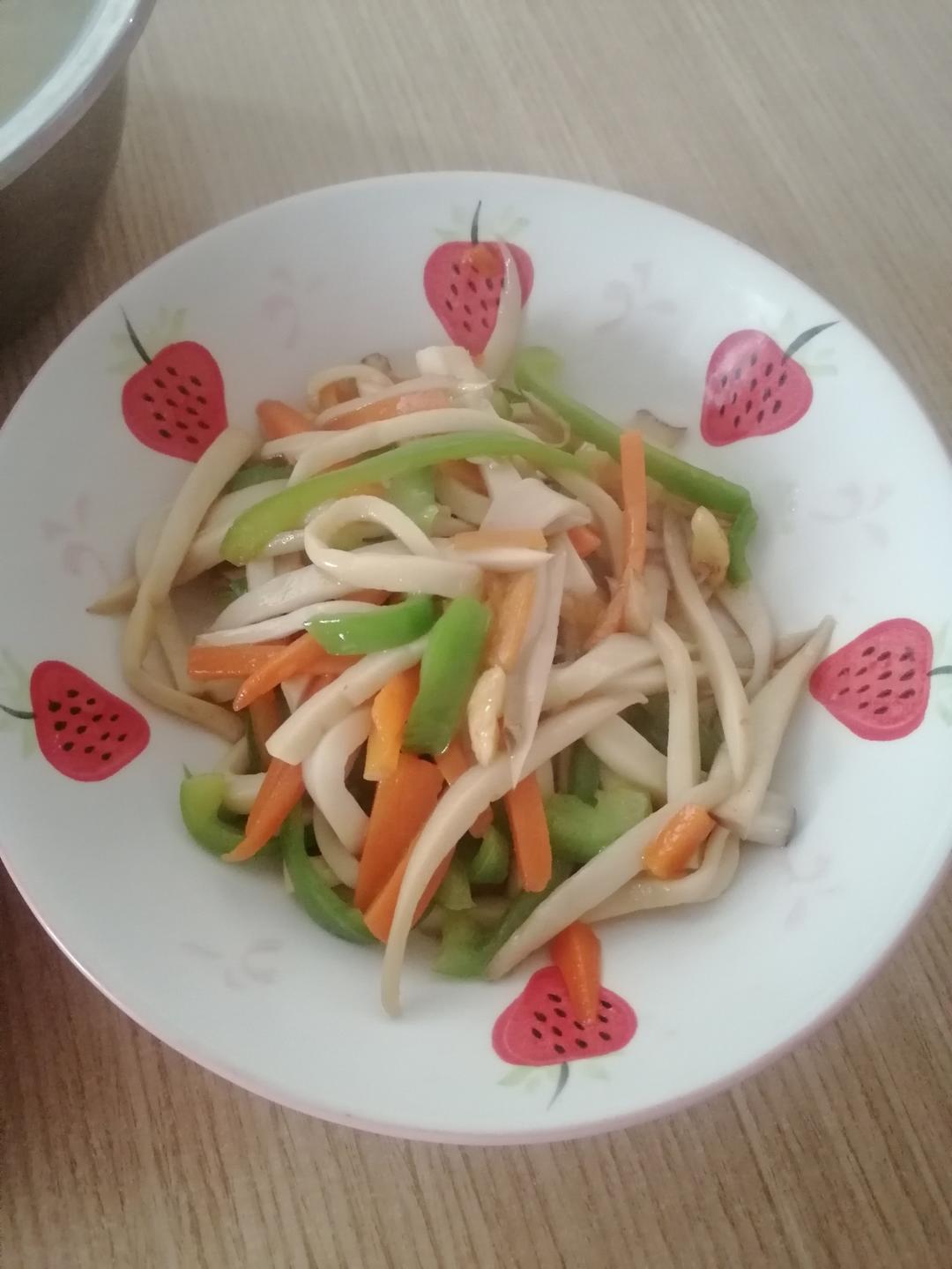 比肉好吃的清炒杏鲍菇的做法