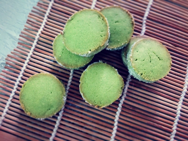 微苦抹茶沙布列酥饼