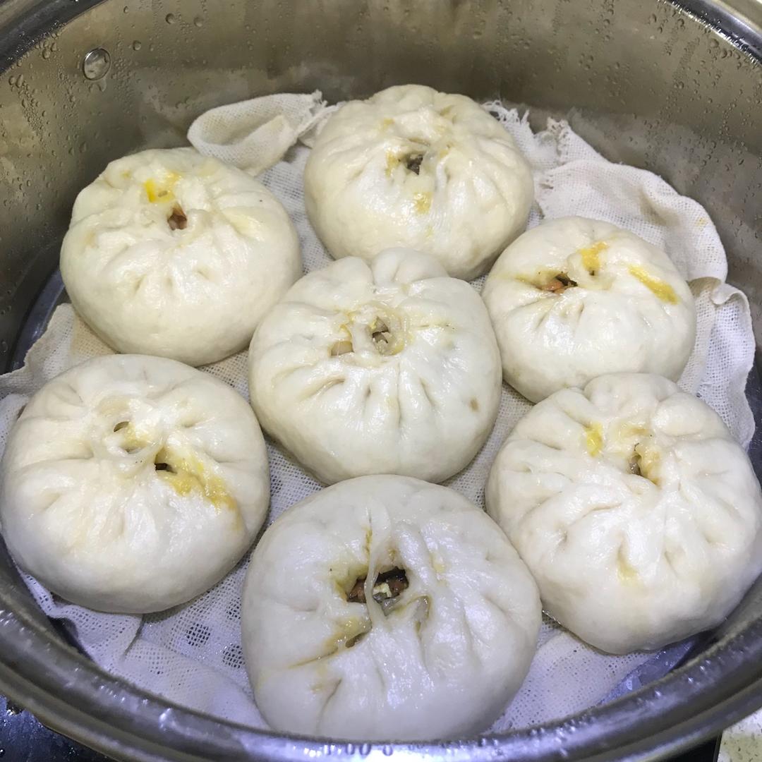 胡萝卜木耳鸡蛋素包子