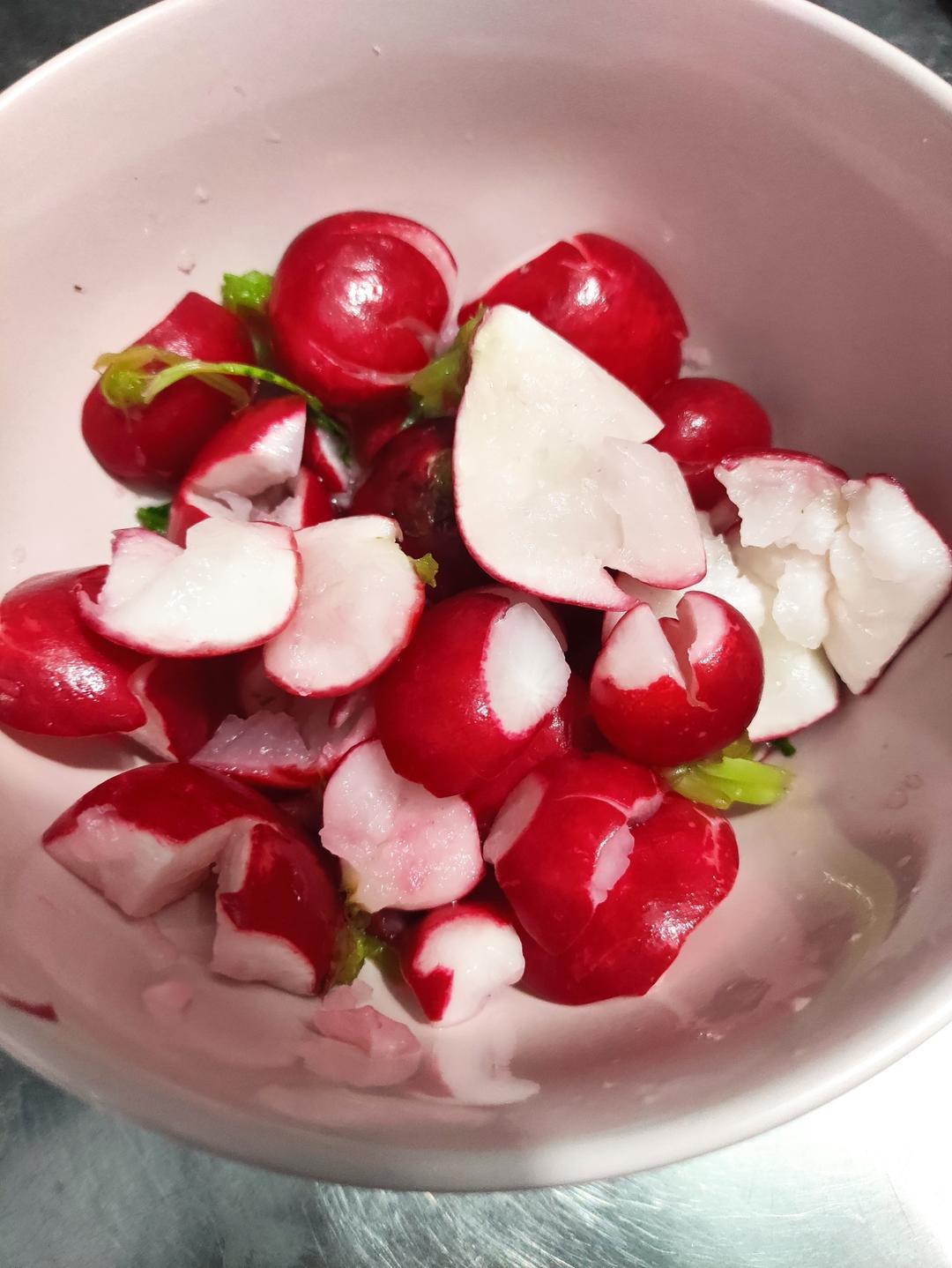 简单易做清爽糖醋小萝卜（樱桃小萝卜）