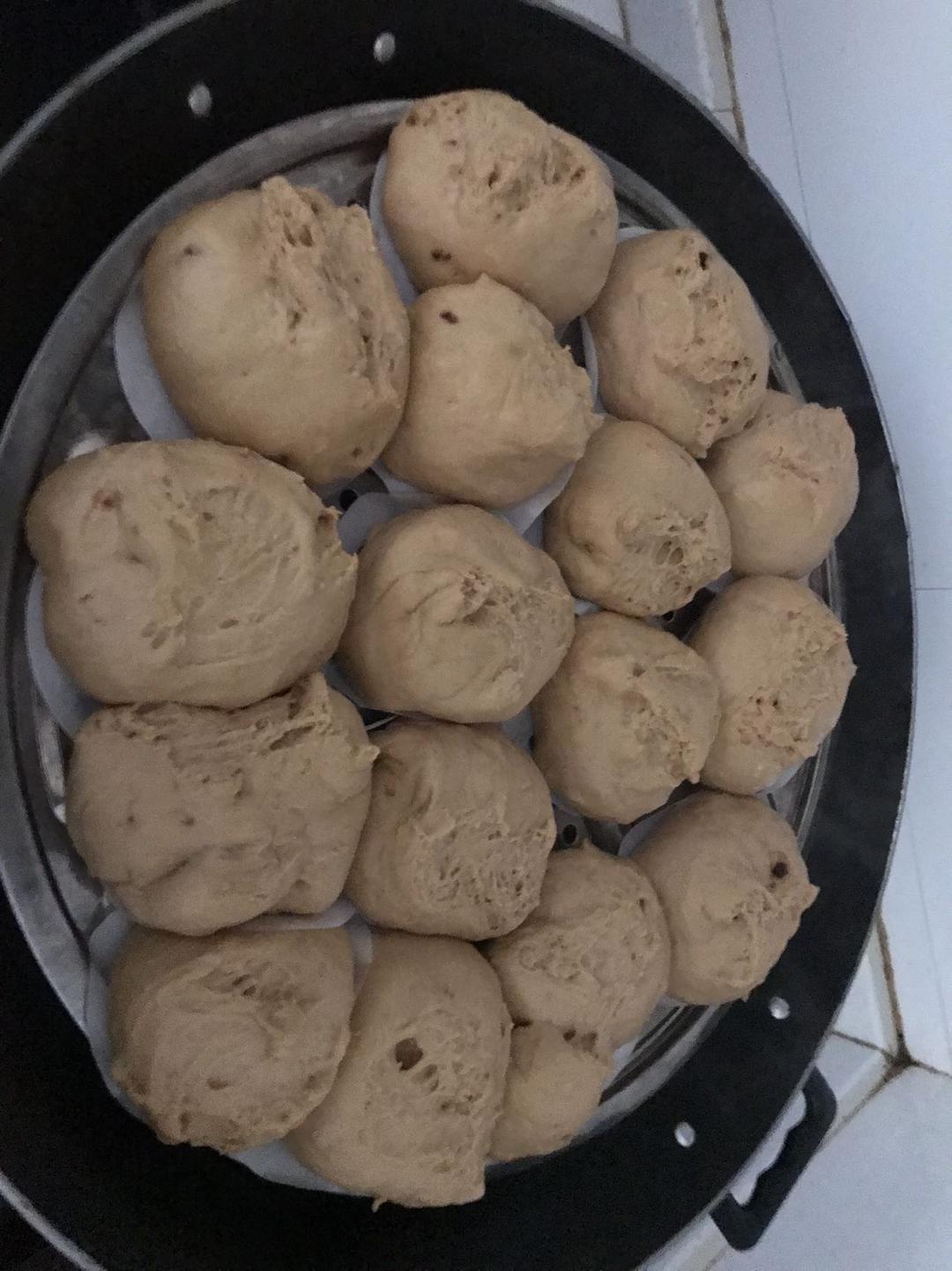 妥妥的红糖开花馒头