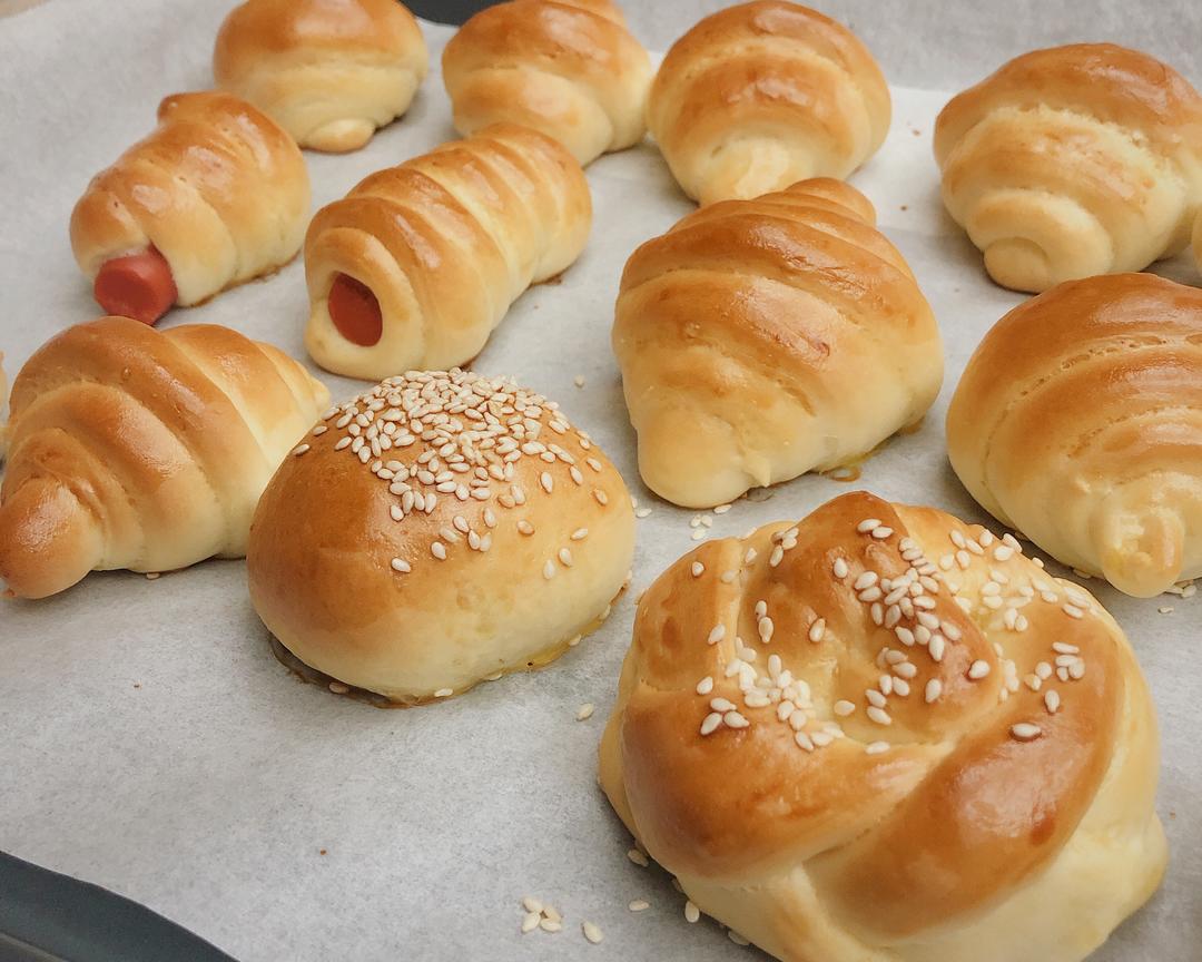 纯奶手撕吐司的做法 步骤1