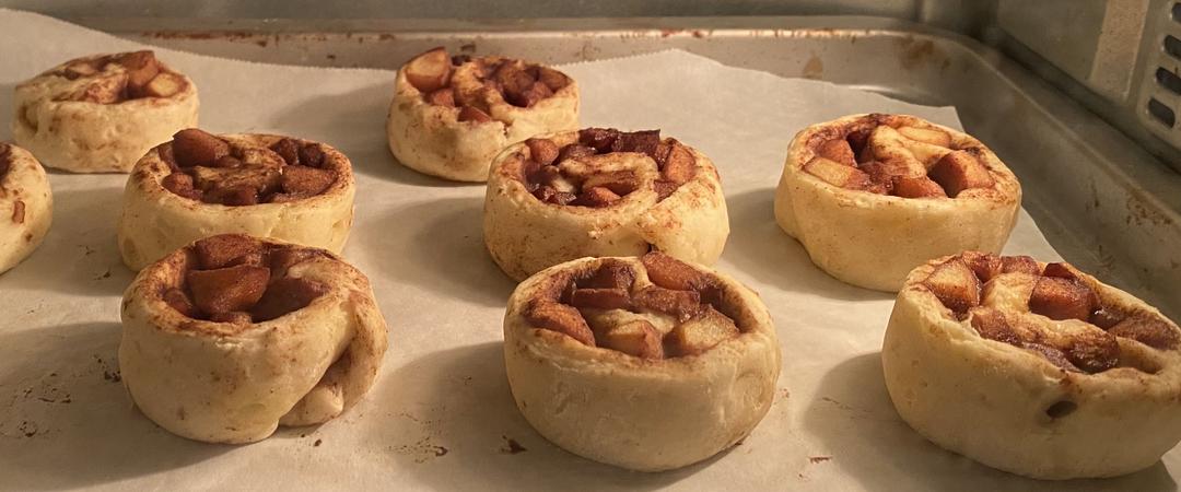 低糖苹果肉桂司康