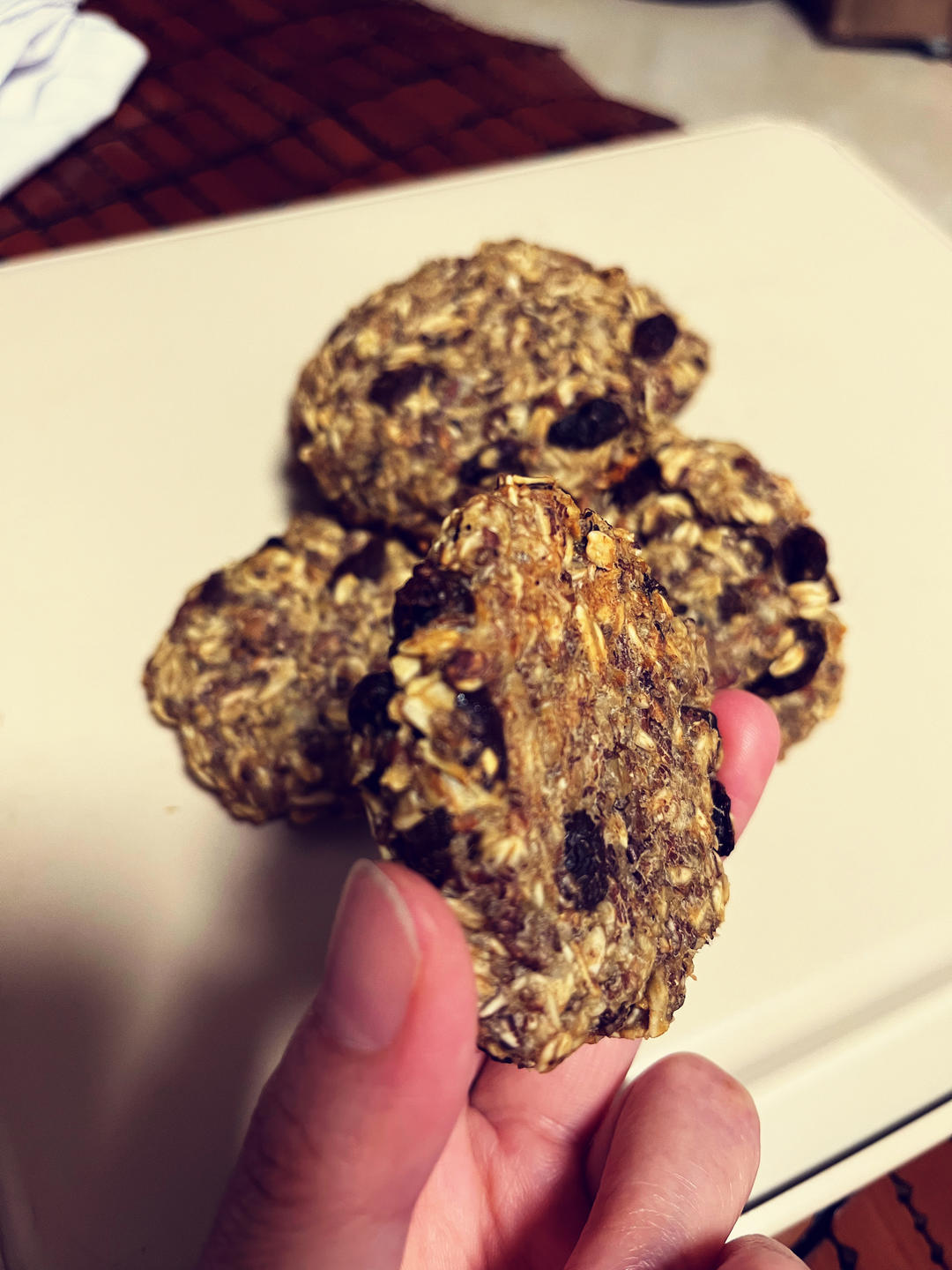 无油香蕉燕麦饼干