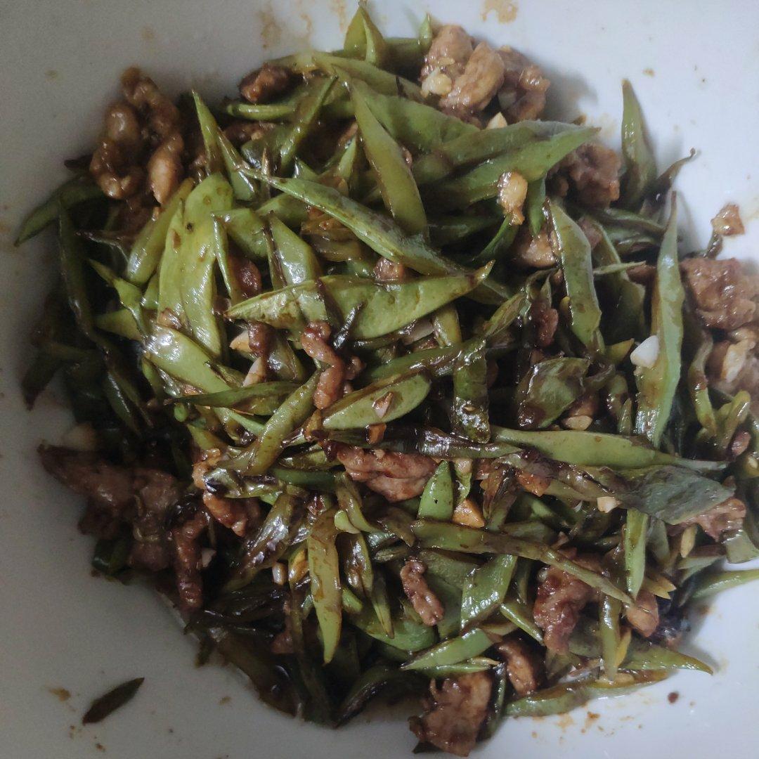 豆角炒肉丝