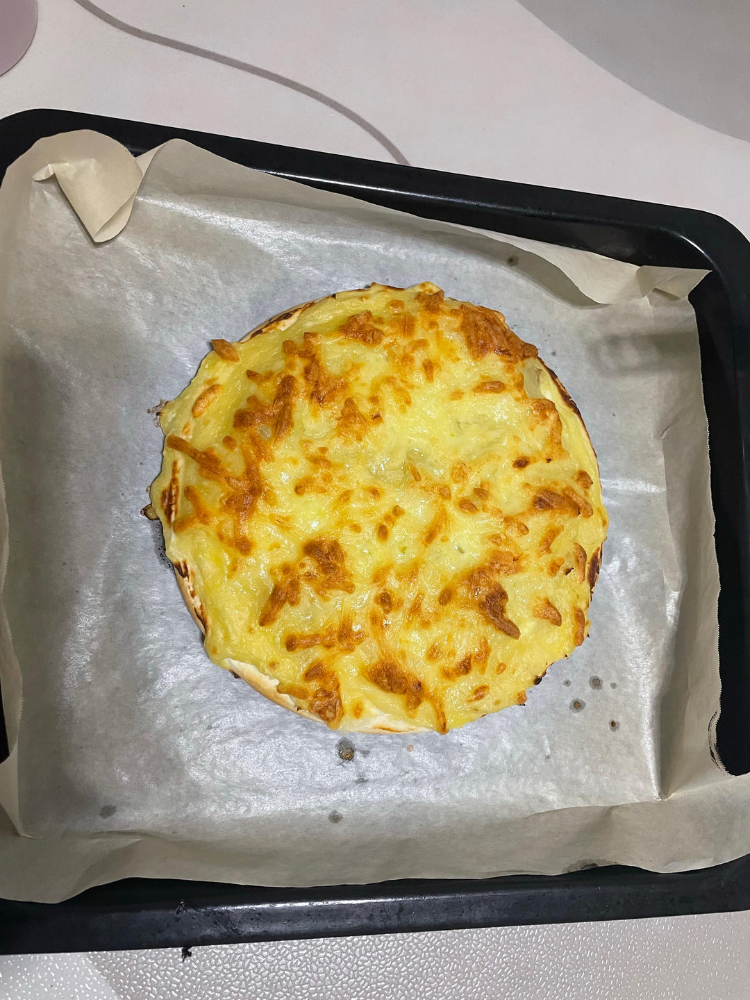 自制8寸榴莲芝士披萨（简单好吃不输必胜客）