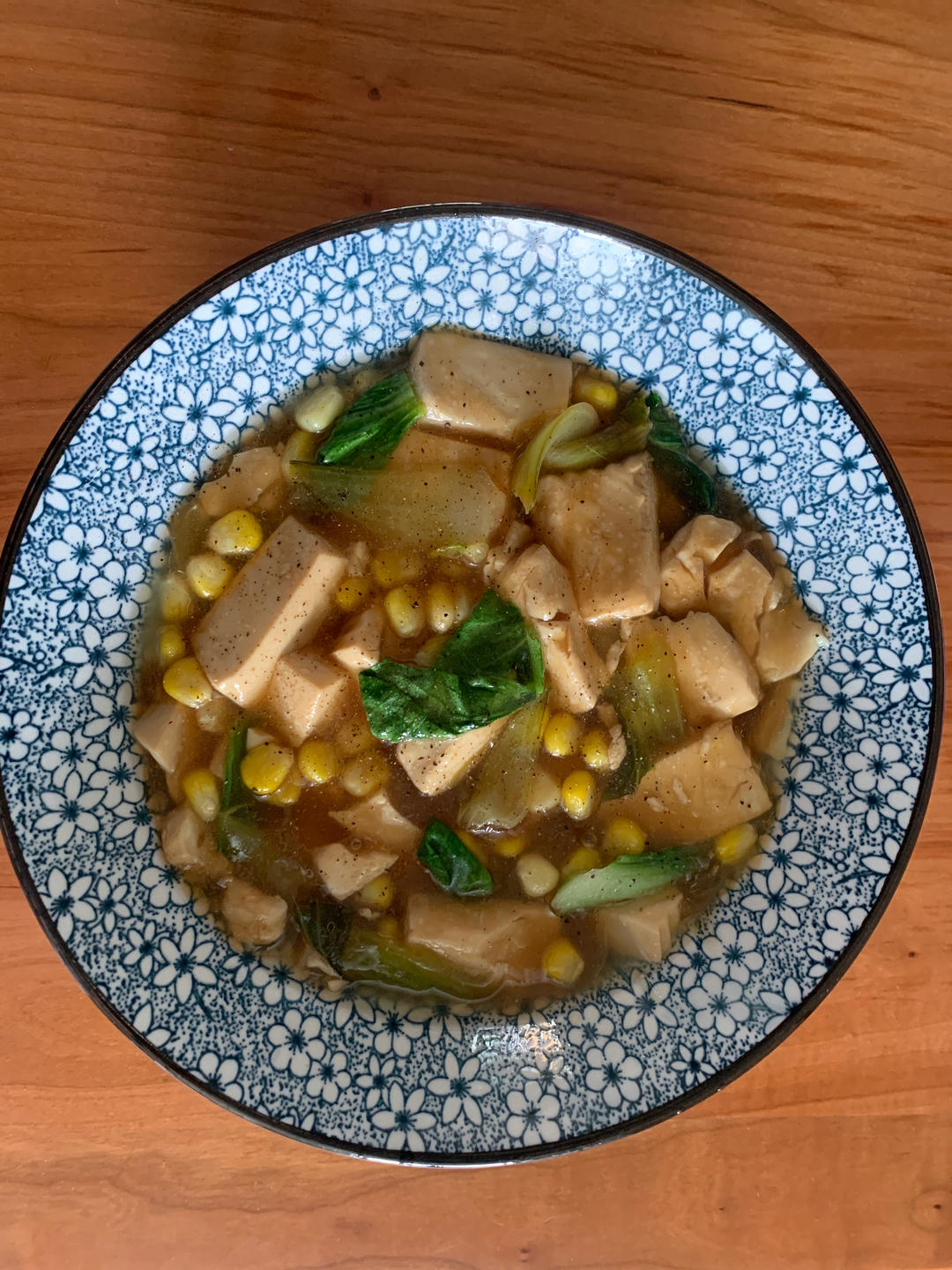 油菜滑豆腐——健康低卡家常菜