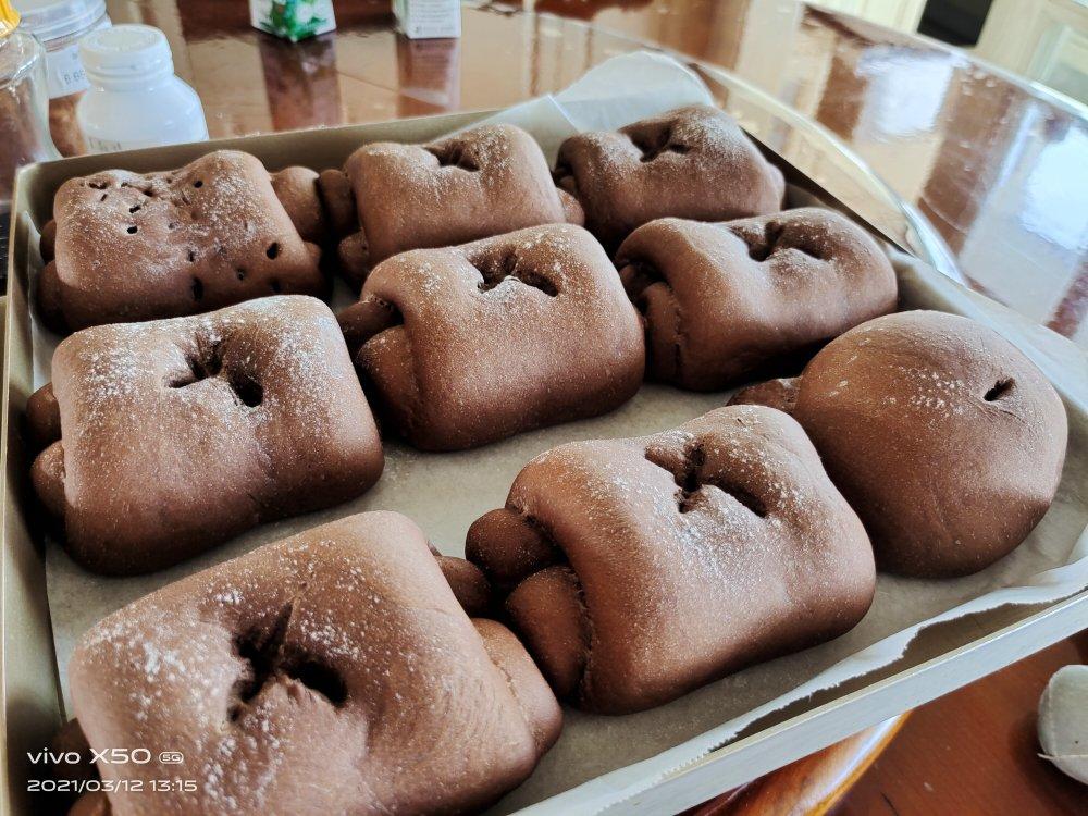 巨柔软的可可牛奶面包卷㊙️好吃到上瘾~