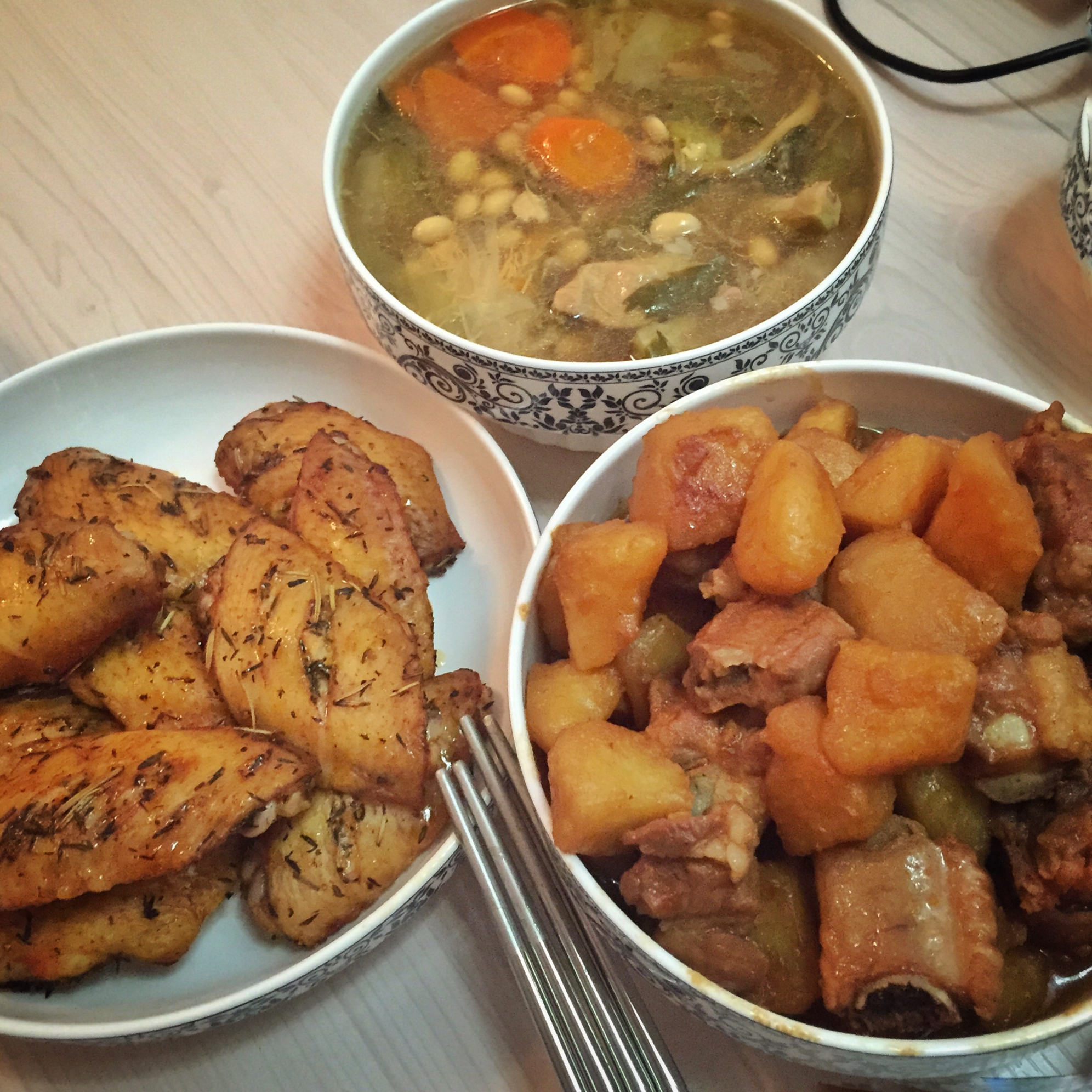 土豆炖排骨