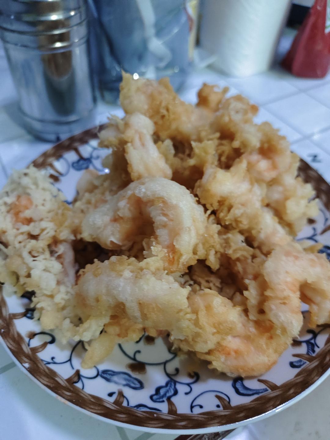 ㊙️炸日式天妇罗面糊的黄金比例✌️《炸天妇罗虾》《炸天妇罗南瓜》