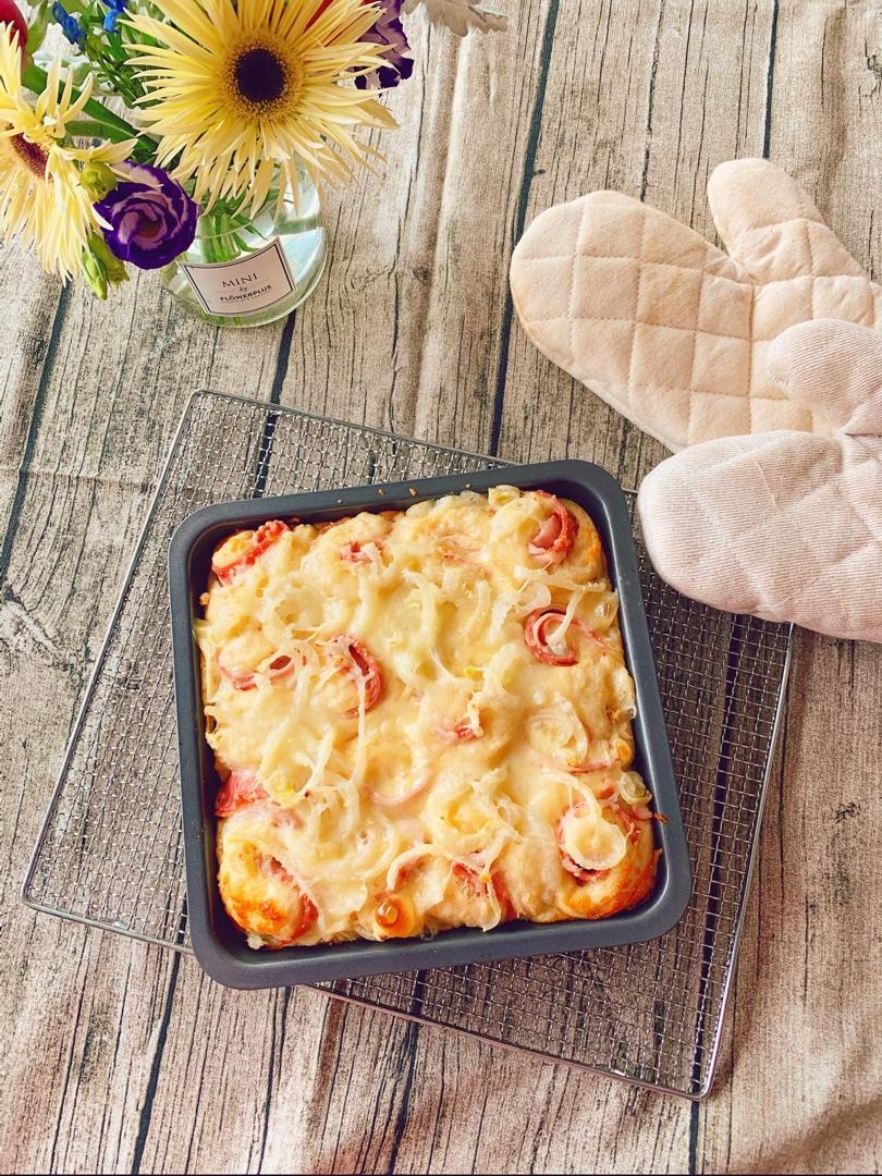 火腿芝士披萨排包