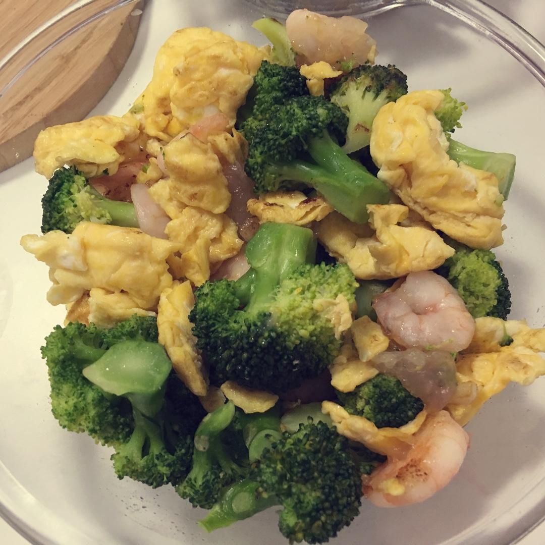 西兰花炒虾仁