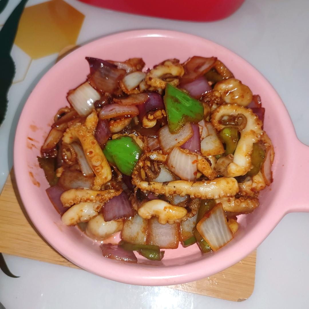 爆炒香辣鱿鱼
