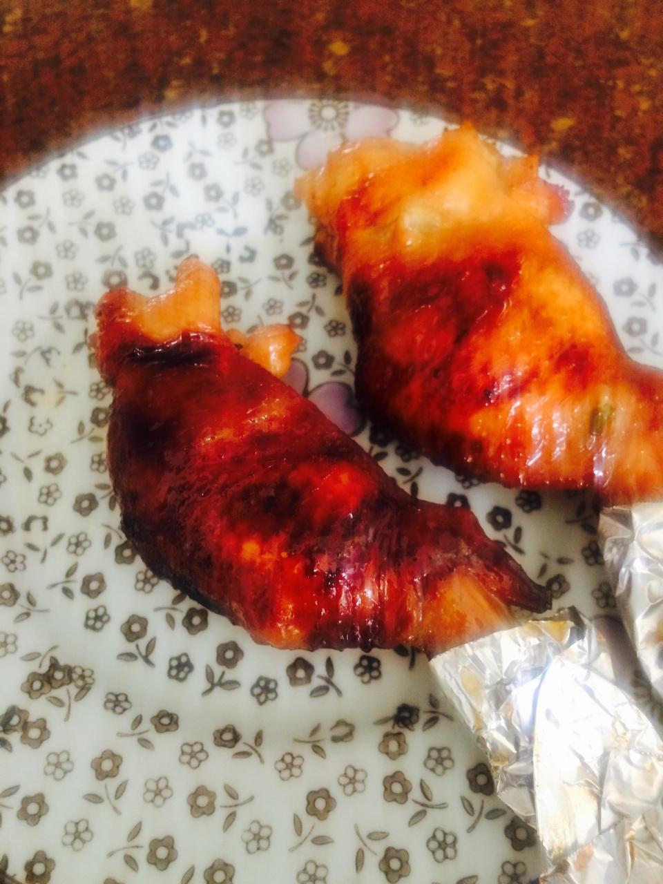 吃到停不下来的鸡翅包饭^_^