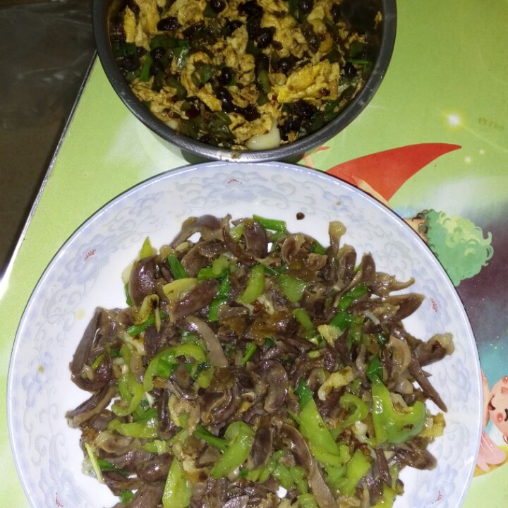 小炒鸭肾