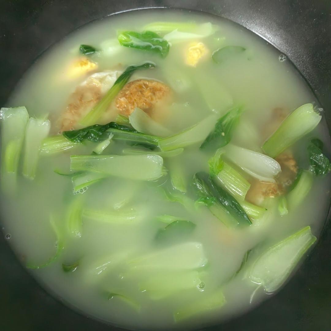 快手汤｜青菜鸡蛋汤