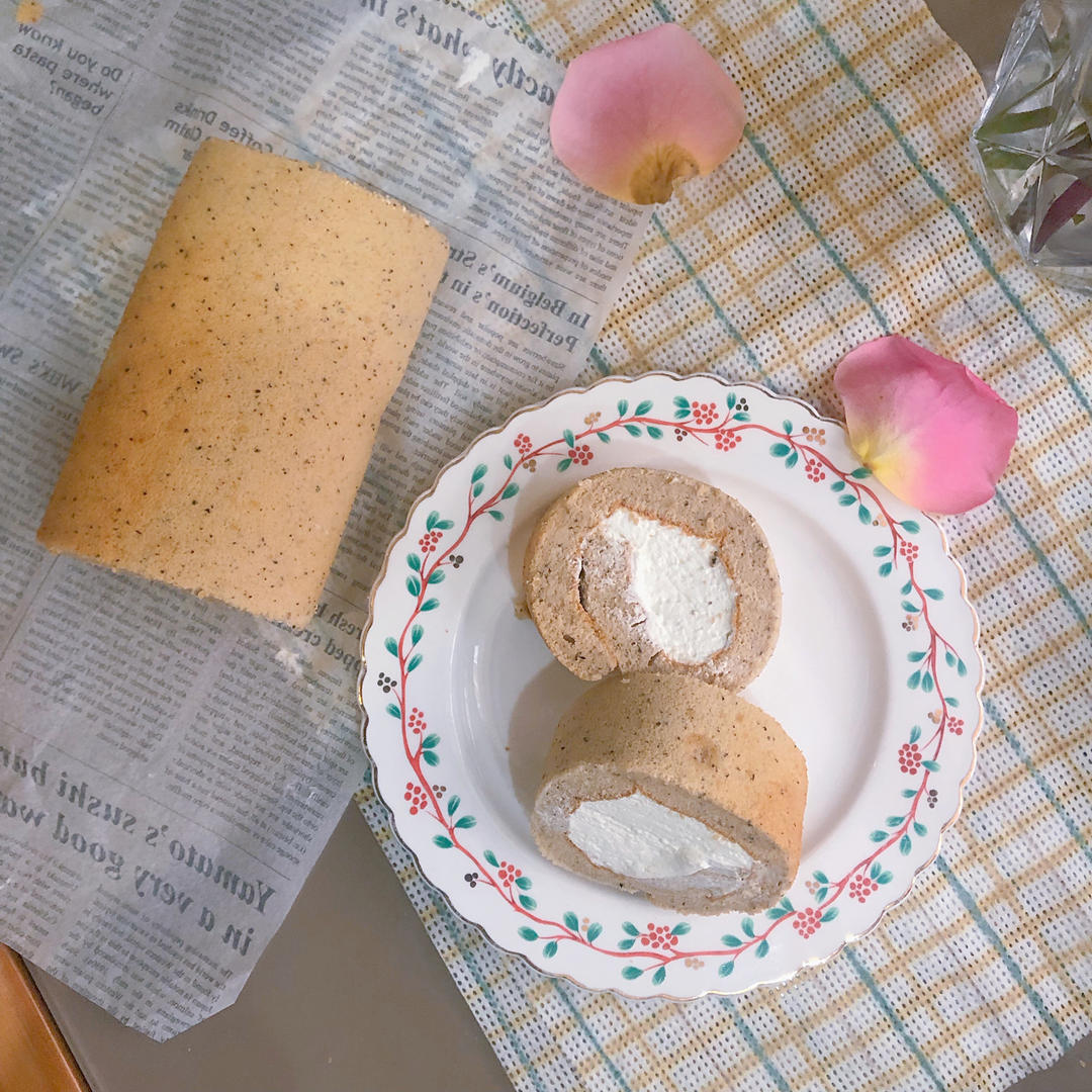 香气四溢的伯爵红茶蛋糕卷