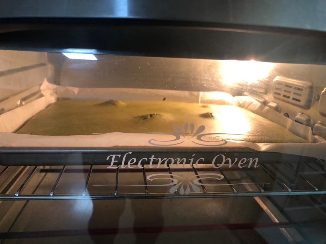 抹茶蜜豆蛋糕卷