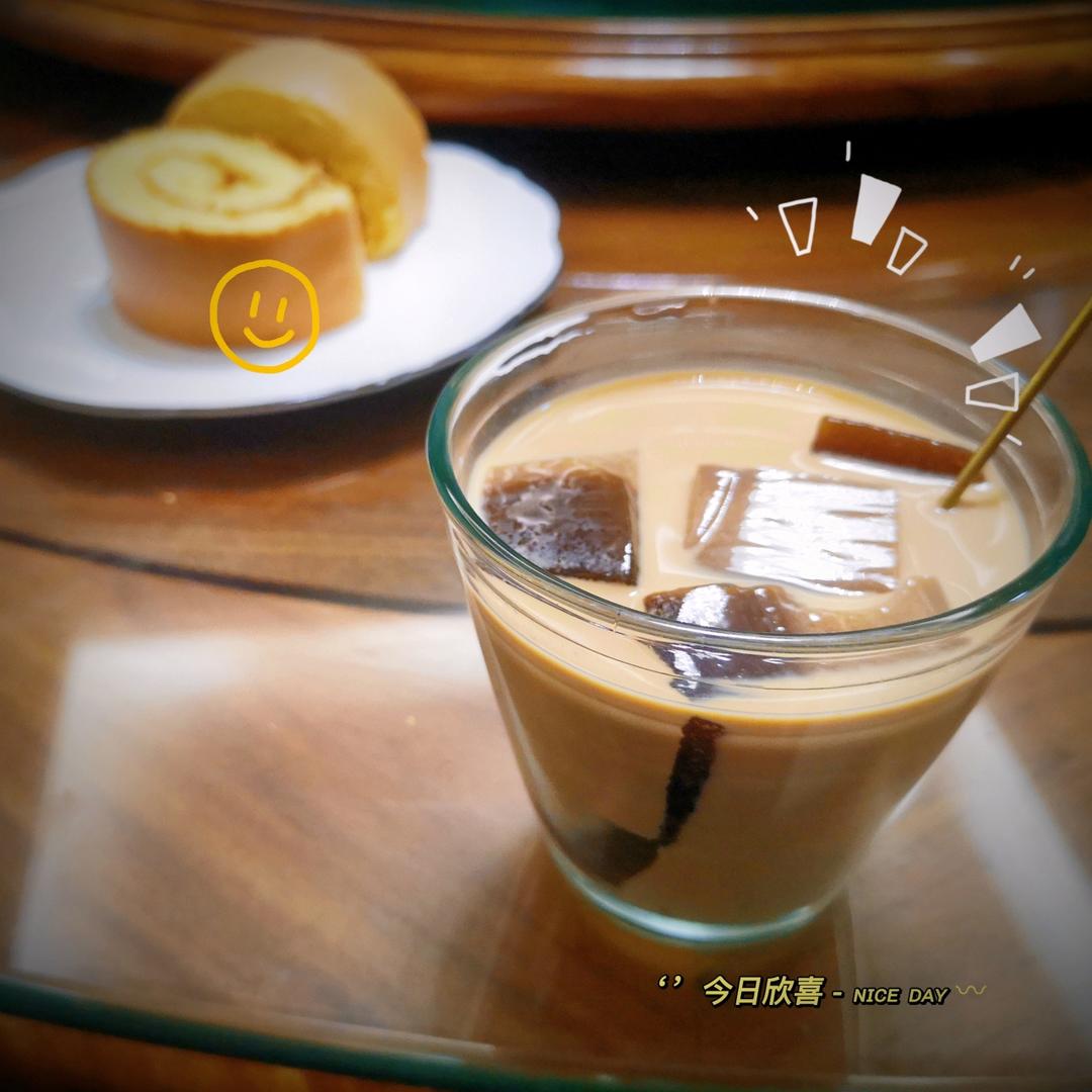 绝了❗️太好喝了｜超简单的咖啡冻焦糖奶茶