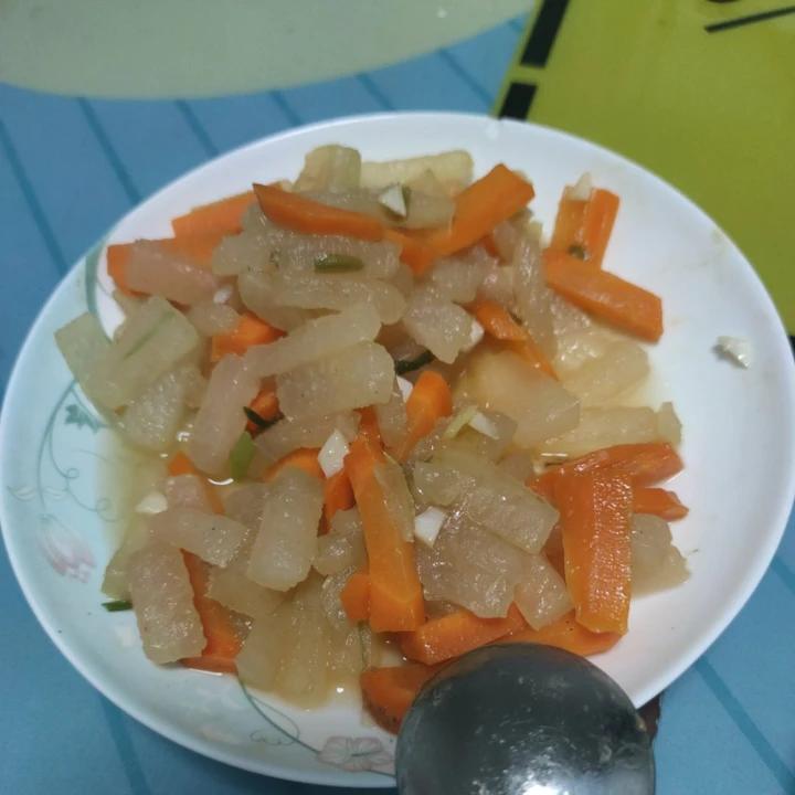冬瓜炒胡萝卜