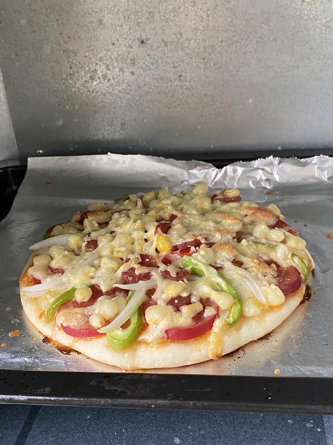 家庭版披萨（约6寸）的做法