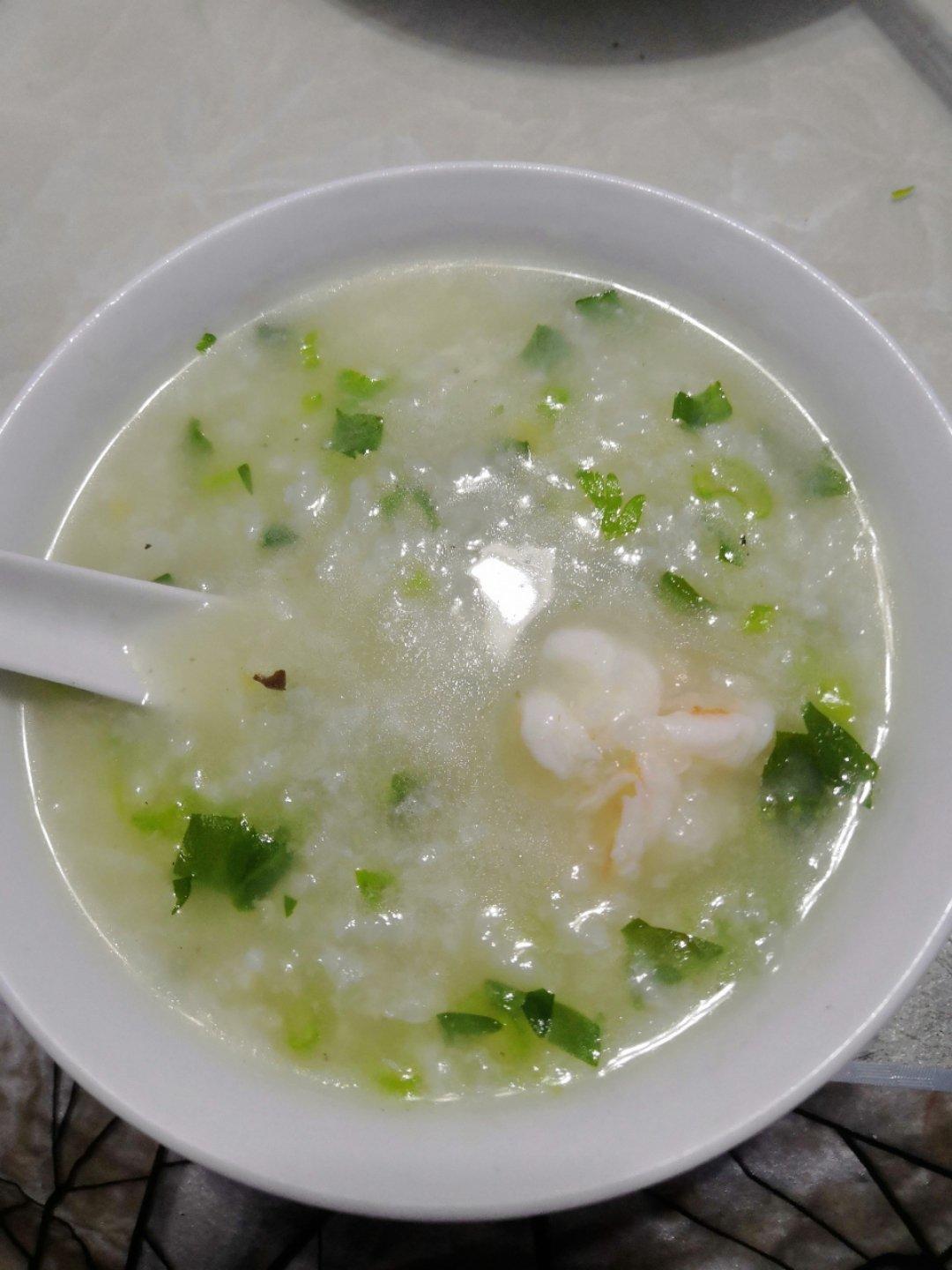 鲜虾砂锅粥