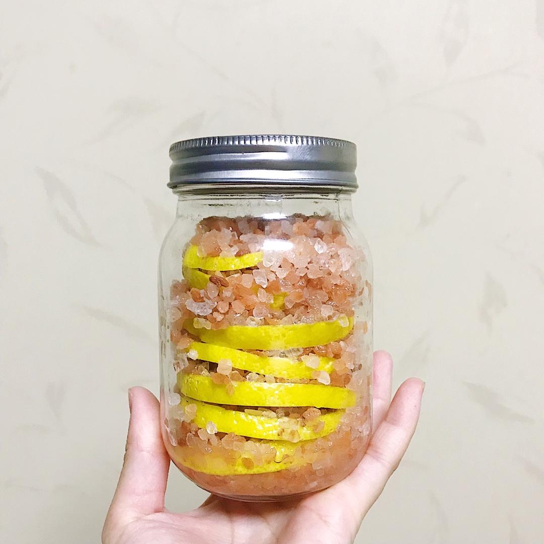 盐渍柠檬和柠檬盐