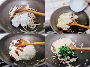 超级快手和好吃的姬松茸土豆丝烫饭🍚的做法 步骤6