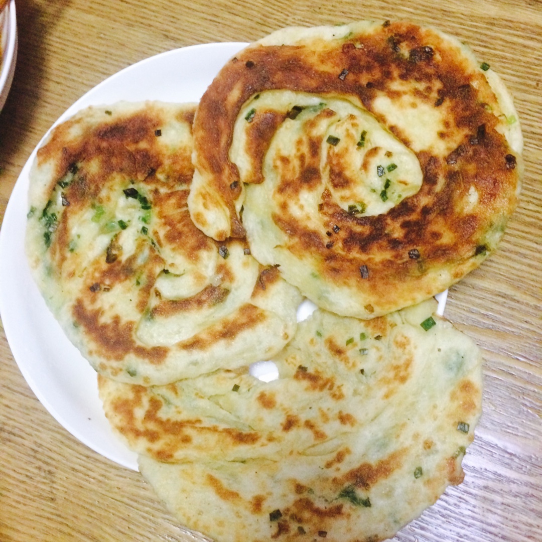 自制葱油饼