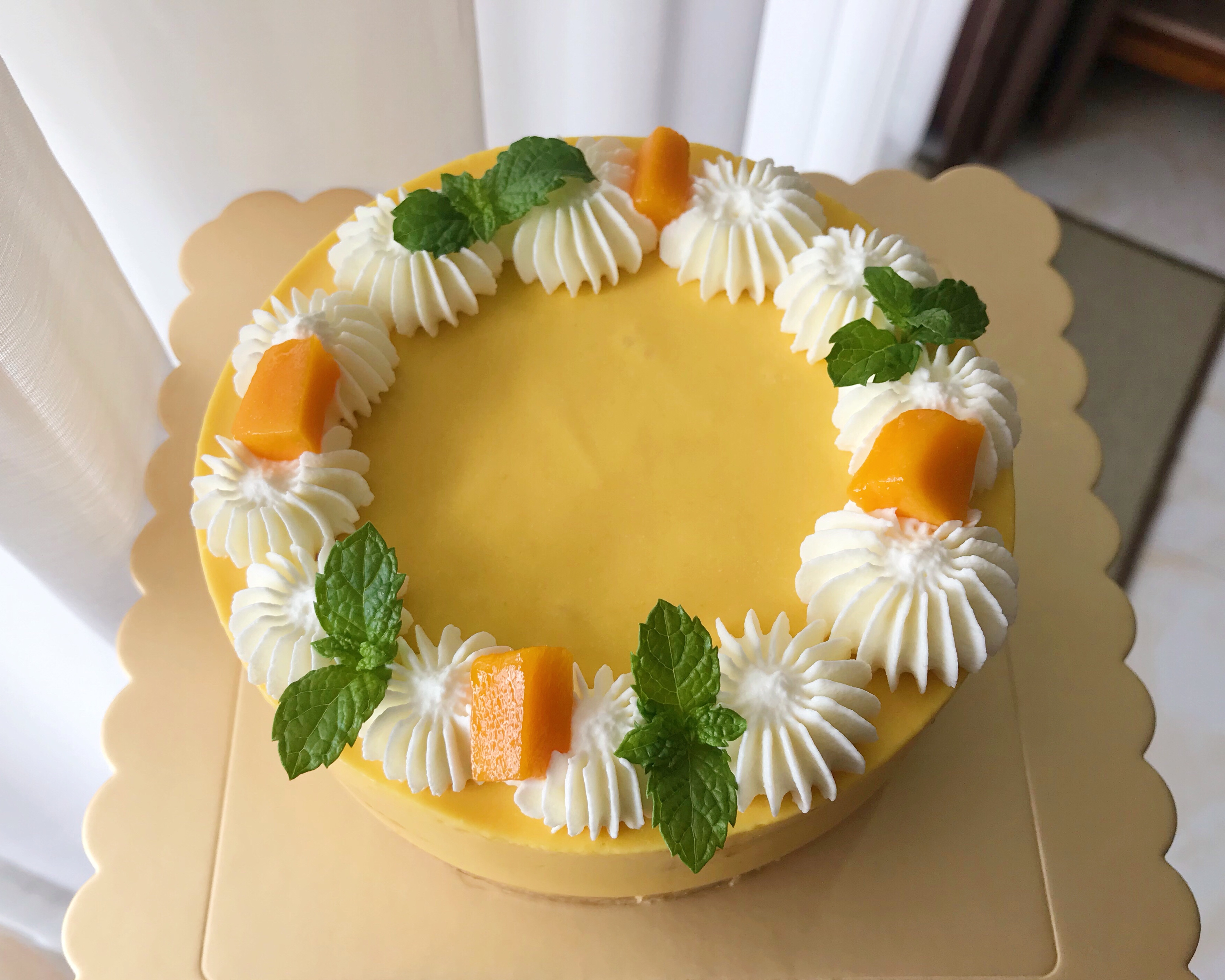 🌿🥭🍰芒果酸奶蛋糕（慕斯）