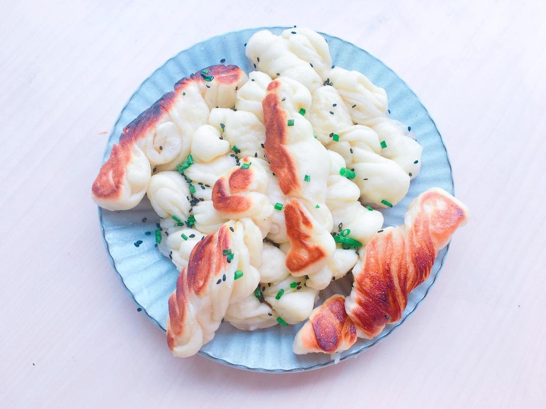 一定要做！—煎卷子【生煎花卷】