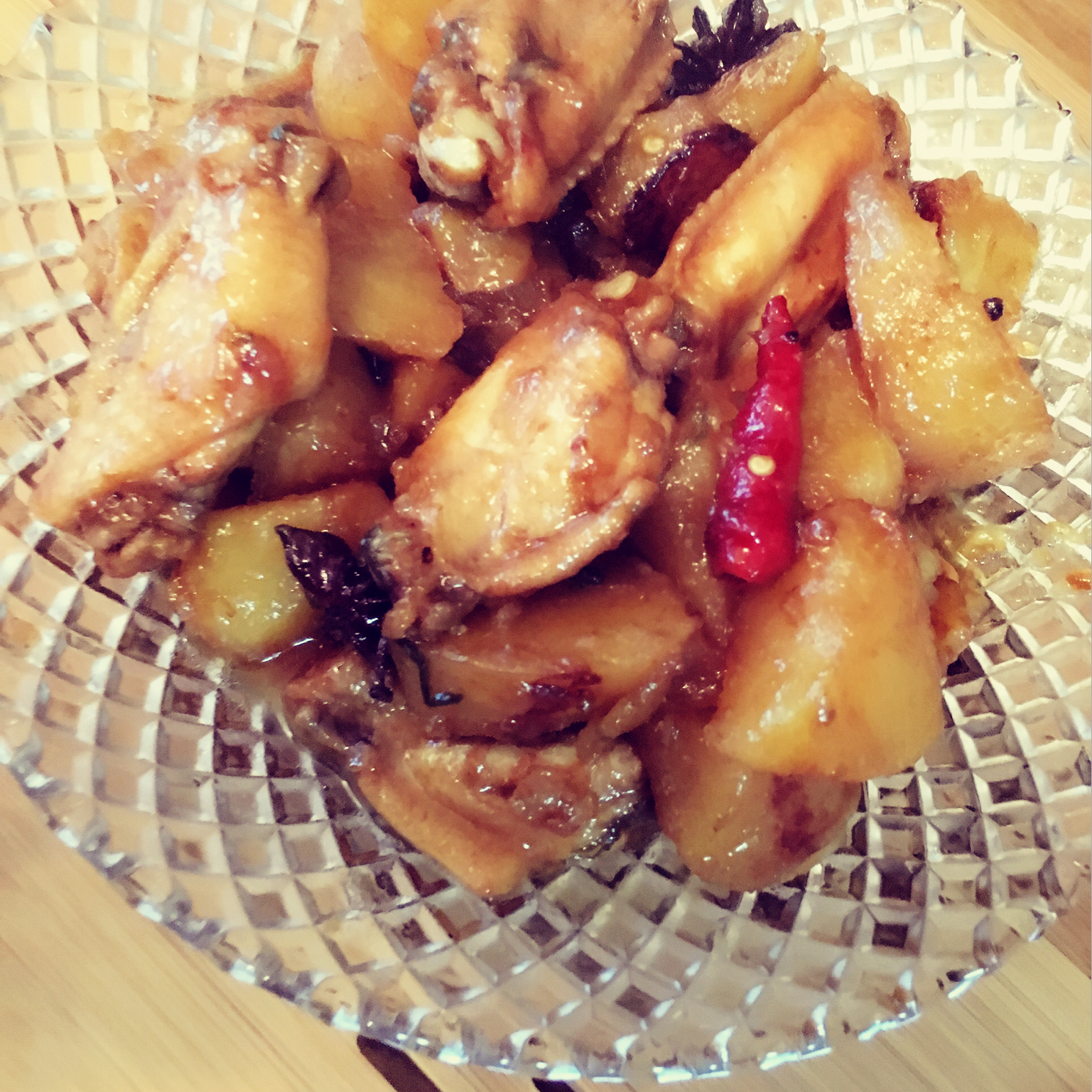 土豆炖鸡翅（快手零失败）